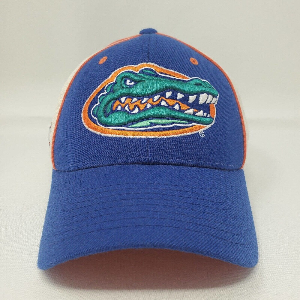 Florida Gators Zephyr Baseball Hat One Size Wool Blend Blue Multicolor Logo‎